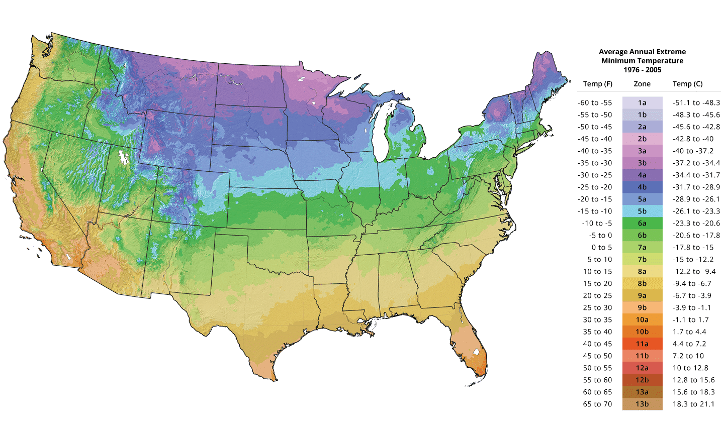 garden patch hardiness zone map 1